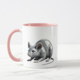 Caneca Une petite souris cherche discrètement son repas.