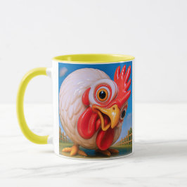 Caneca Une poule curieuse