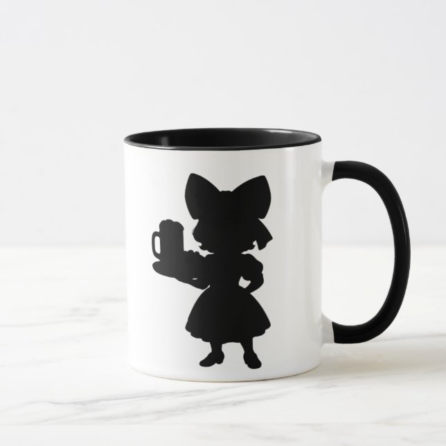 Caneca Une serveuse alsacienne (Direita)