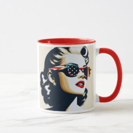 Caneca Une star au style pop art.
