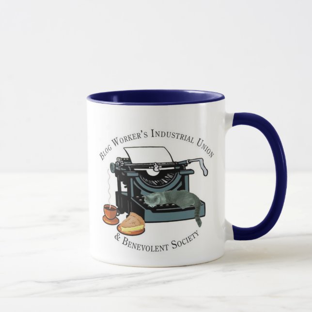 Caneca União industrial dos trabalhadores do blogue (Direita)