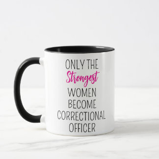 Caneca Unicamente mulheres mais fortes se tornam agentes 