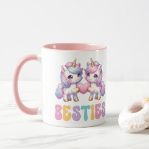 Caneca Unicorn Besties Melhores Amigos para Sempre