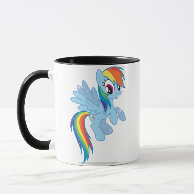 Caneca Unicorn Kitten Rainbow Coffee Mug (Esquerda)