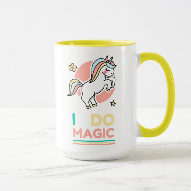 Caneca Unicórnio - Eu faço magia (Direita)