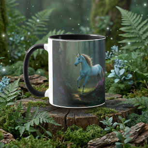 Caneca Unicórnio Mágico na Floresta Encantada