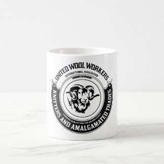 Caneca unida dos trabalhadores de lãs