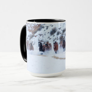 Caneca Unidade de Cavalo de Cowboy   Hideout Ranch Shell,