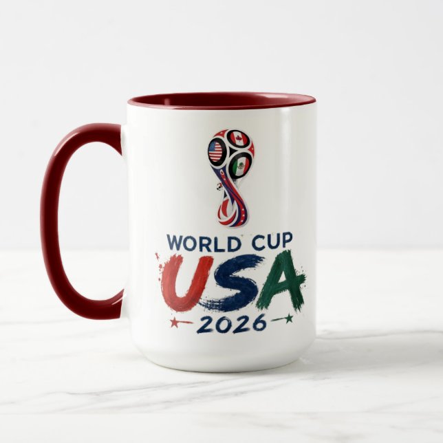 Caneca Unidos pelo Jogo: Design de Celebração de Futebol  (Esquerda)