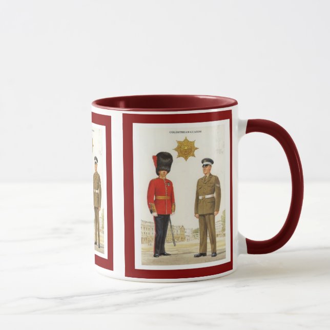 Caneca Uniformes históricos do exército britânico, (Direita)
