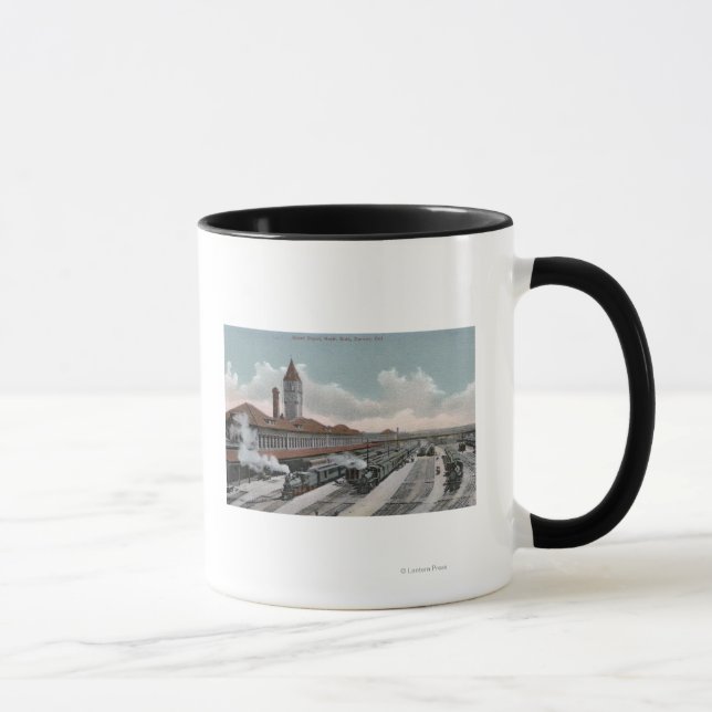 Caneca Union Depot Railroad North Side (Direita)
