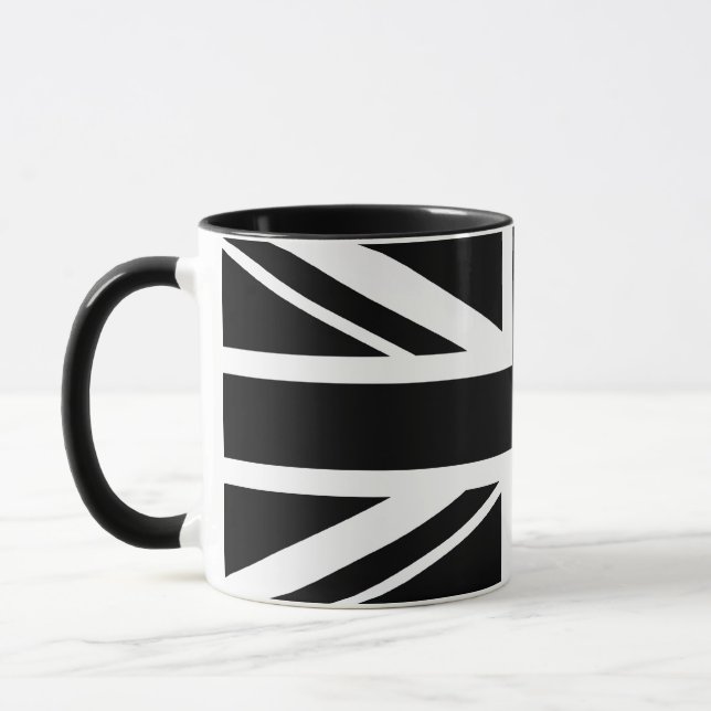 Caneca Union Jack ~ Black and White (Esquerda)