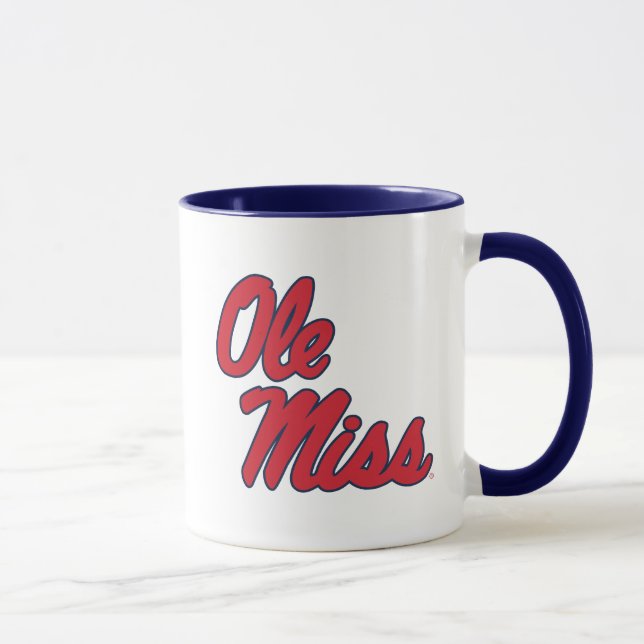 Caneca Universidade do Mississippi | Script Ole Miss (Direita)