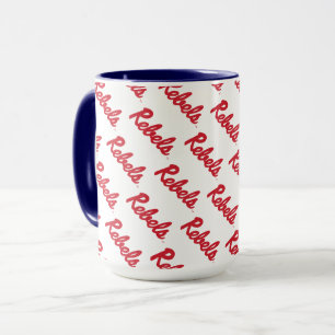 Caneca Universidade do Mississippi   Script Rebels