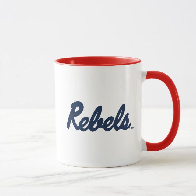 Caneca Universidade do Mississippi | Script Rebels (Direita)