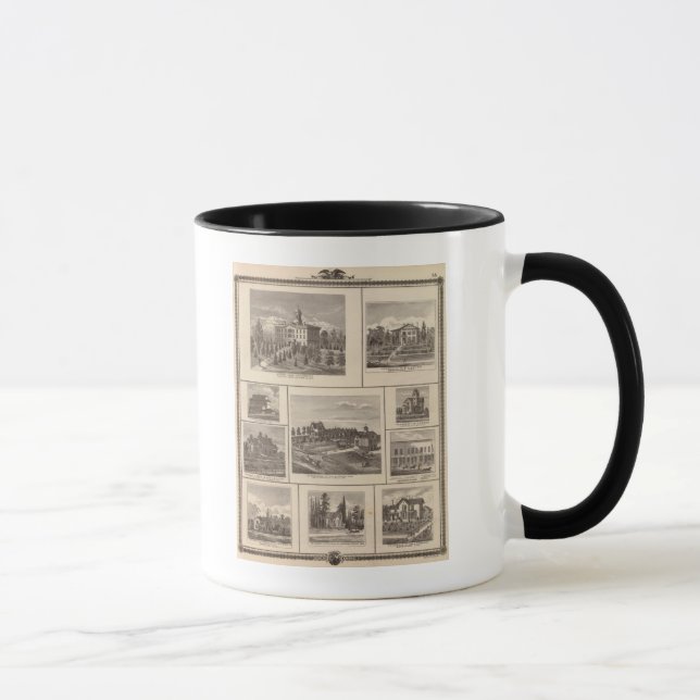 Caneca Universidade, residências Fayette, Davenport (Direita)