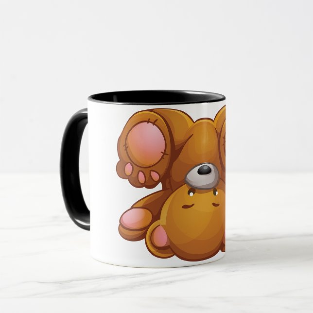 Caneca Upside Down Teddy Bear Mug (Criador carregado)