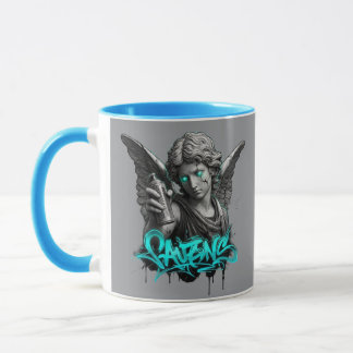 Caneca Urban Angel Graffiti Mug – Broken Statue Street Ar