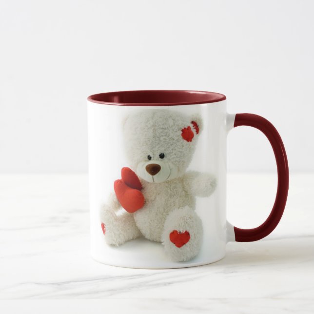 Caneca Ursinho bonito de Love* do urso *Teddy (Direita)