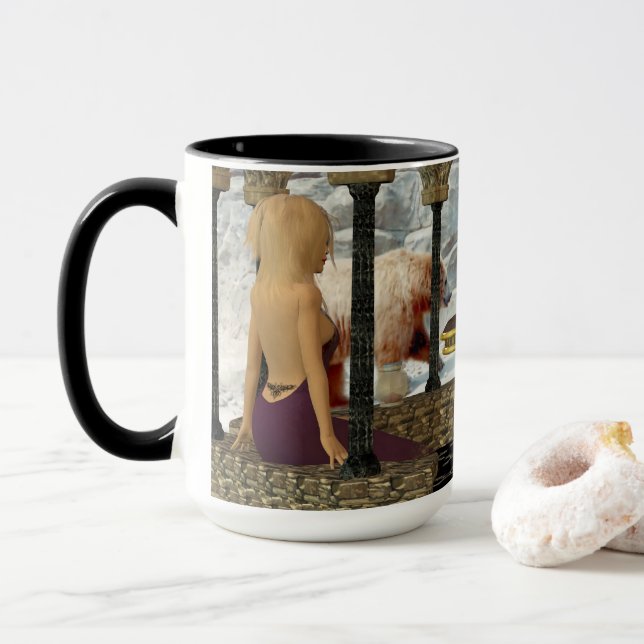 Caneca Urso Andando (Com Donut)