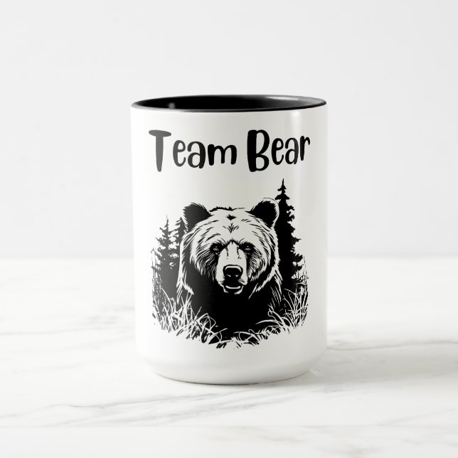 Caneca Urso de Equipe (Centro)