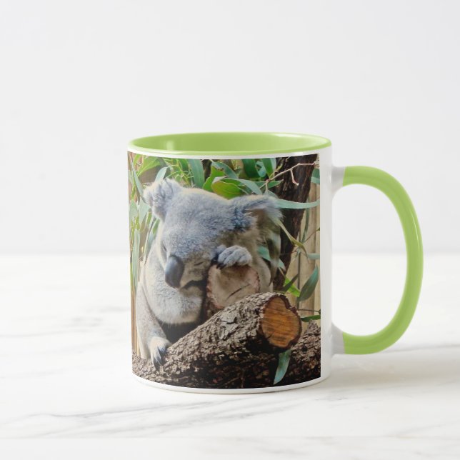 Caneca Urso de Koala bonito do sono (Direita)