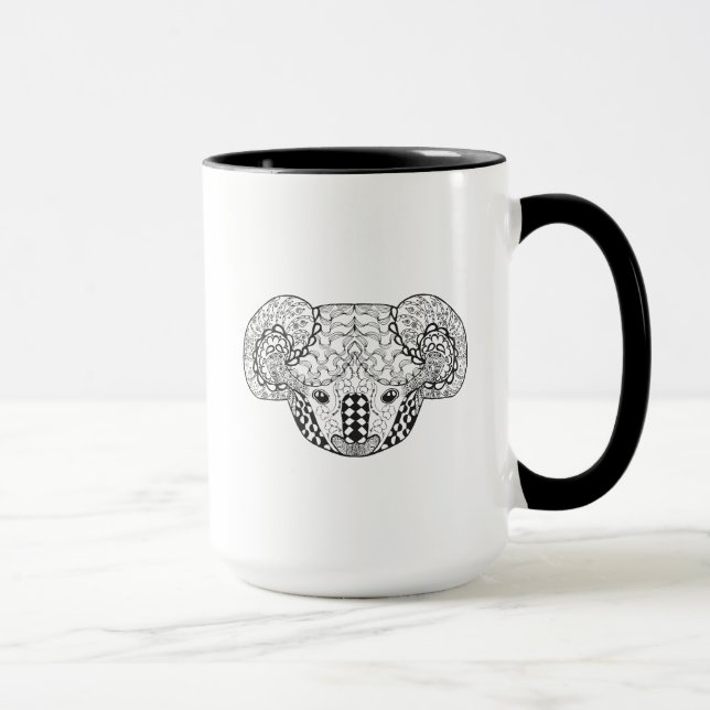 Caneca Urso de Koala inspirado (Direita)