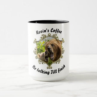 Caneca Urso de urso com seu bebê no forest.gold