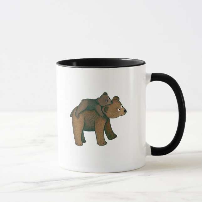 Caneca Urso E Cubo (Direita)