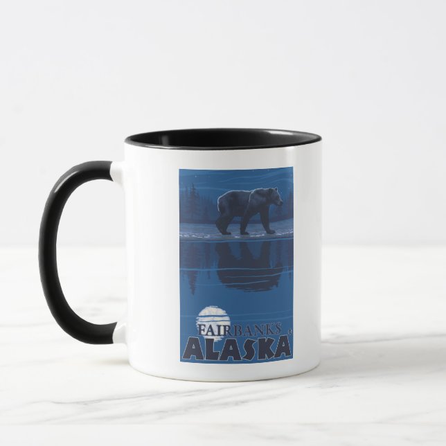 Caneca Urso em Lua - Fairbanks, Alaska (Esquerda)