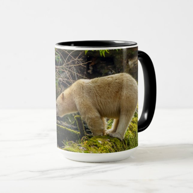 Caneca Urso Espírito Branco (Frente Esquerda)