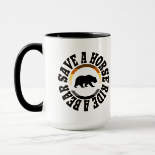 CANECA URSO GAY SALVE UM CAVALO MONTE UM URSO