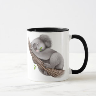 Caneca Urso Koala Cute Dormindo