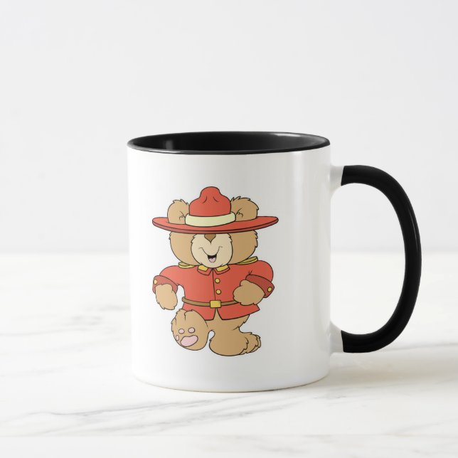 Caneca Urso Mountie Canadense (Direita)