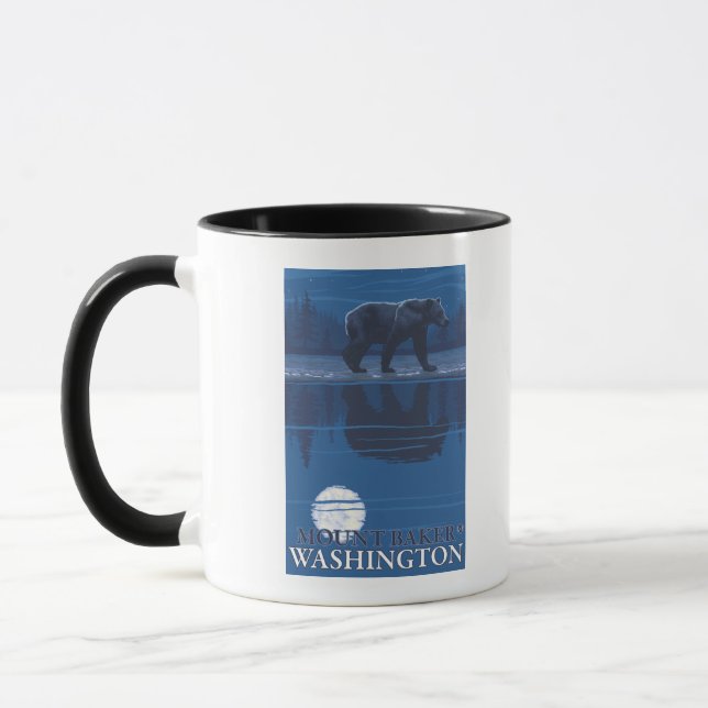 Caneca Urso na Lua - Monte Baker, Washington (Esquerda)