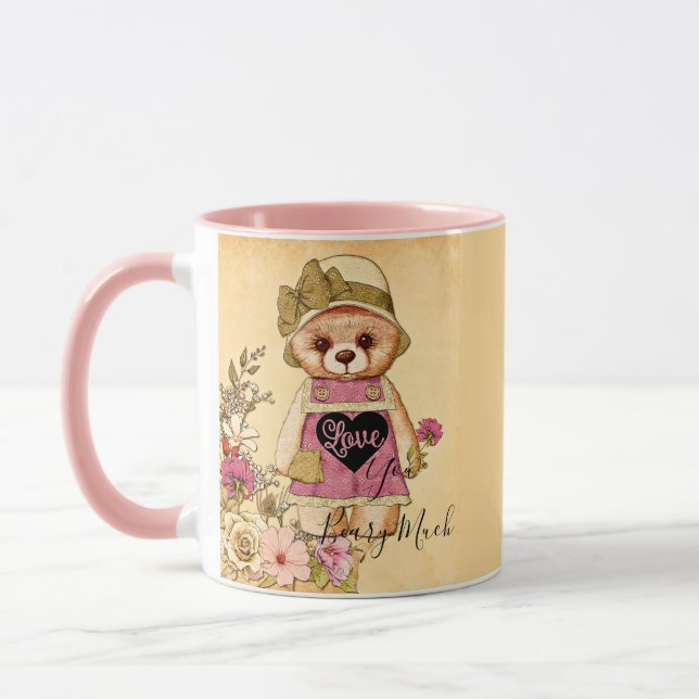 Caneca Urso namorados de safra (Esquerda)