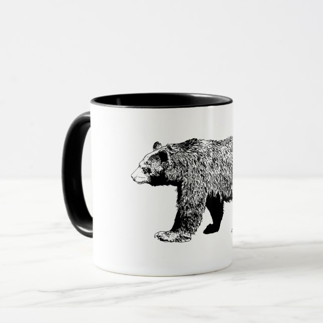 Caneca Urso Negro (Frente Esquerda)