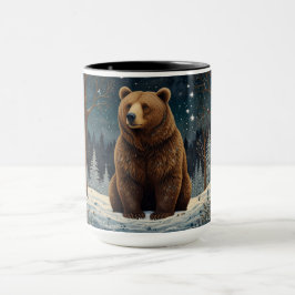 Caneca Urso pardo retrógrado