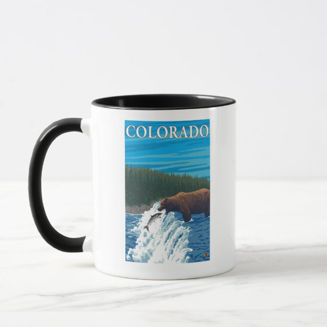 Caneca Urso PescaColorado (Esquerda)