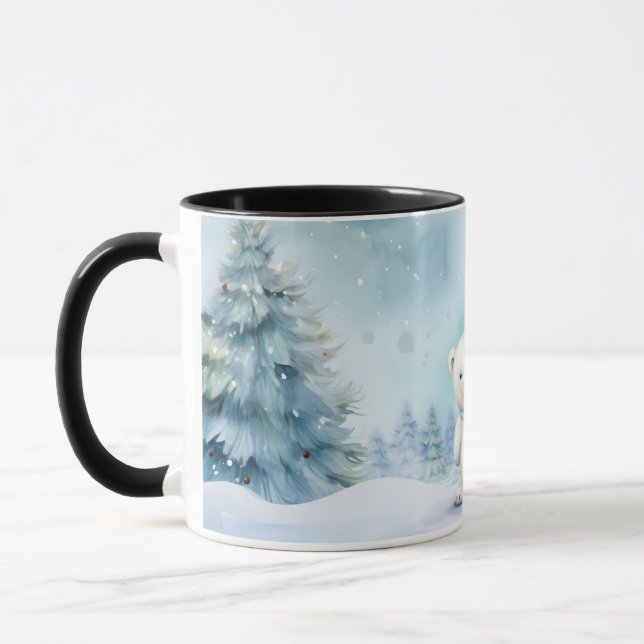 Caneca Urso Polar Cinto Wonderland Mug (Esquerda)