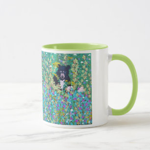 Caneca Urso preto no remendo da baga