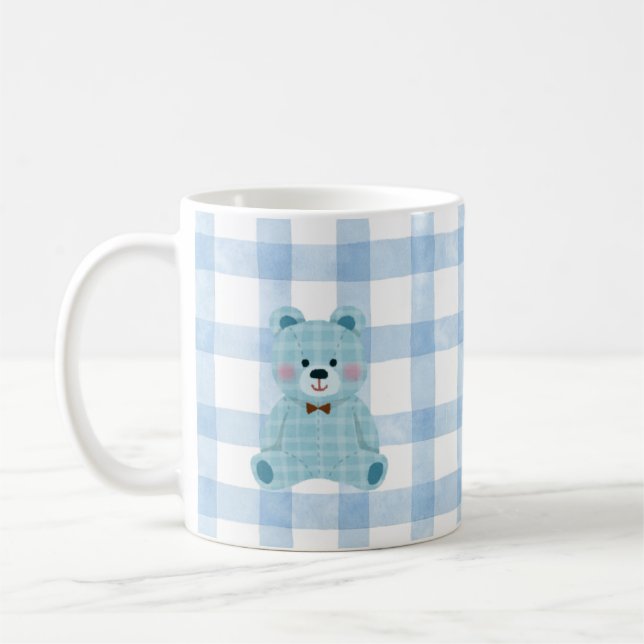 Caneca Urso Teddy Fofo | Xícara Kawaii de Ginga Az (Esquerda)