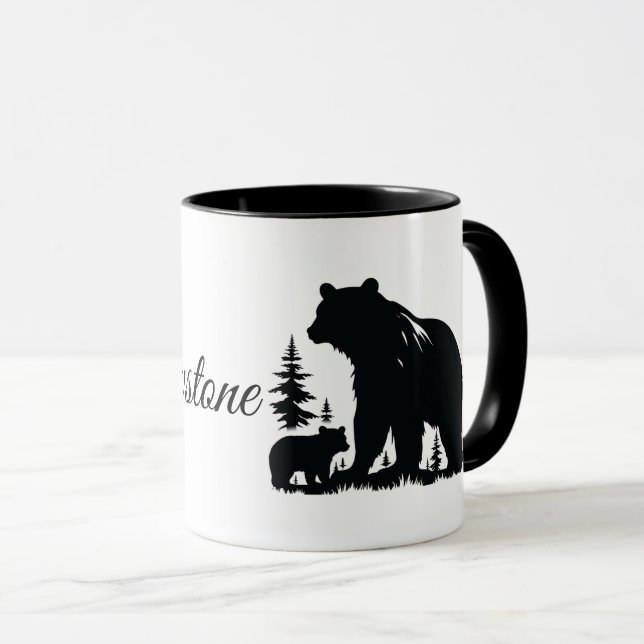 Caneca Urso Yellowstone (Frente Esquerda)