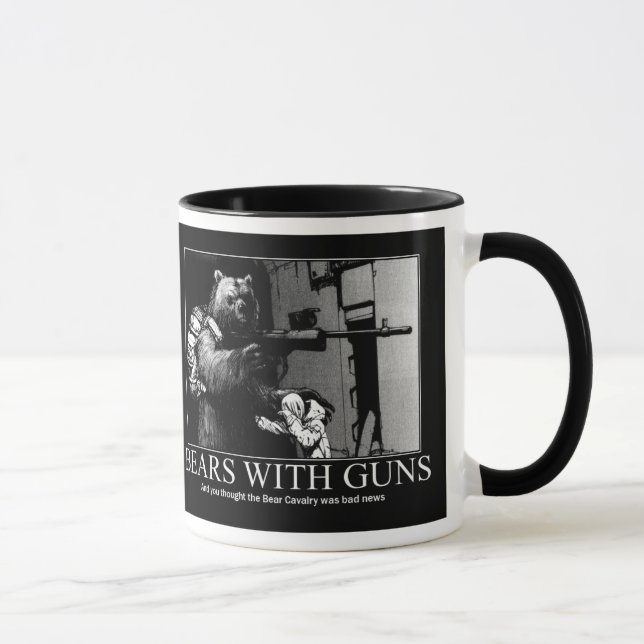 Caneca Ursos com armas (Direita)