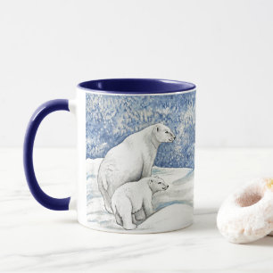 Caneca Ursos de Neve Polar