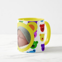 Caneca Ursos em amarelo