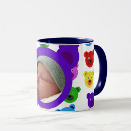 Caneca Ursos em Púrpura