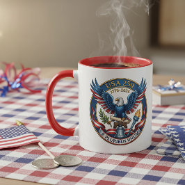 Caneca USA 250 Eagle personalized