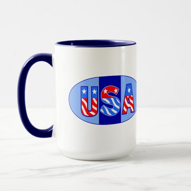 Caneca USA Oval Coffee Mug (Esquerda)