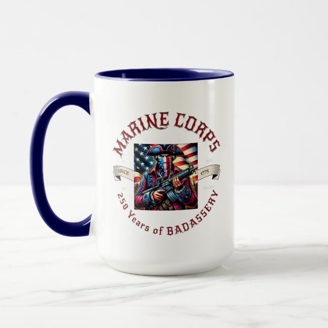 Caneca USMC Badassery Mug (Esquerda)
